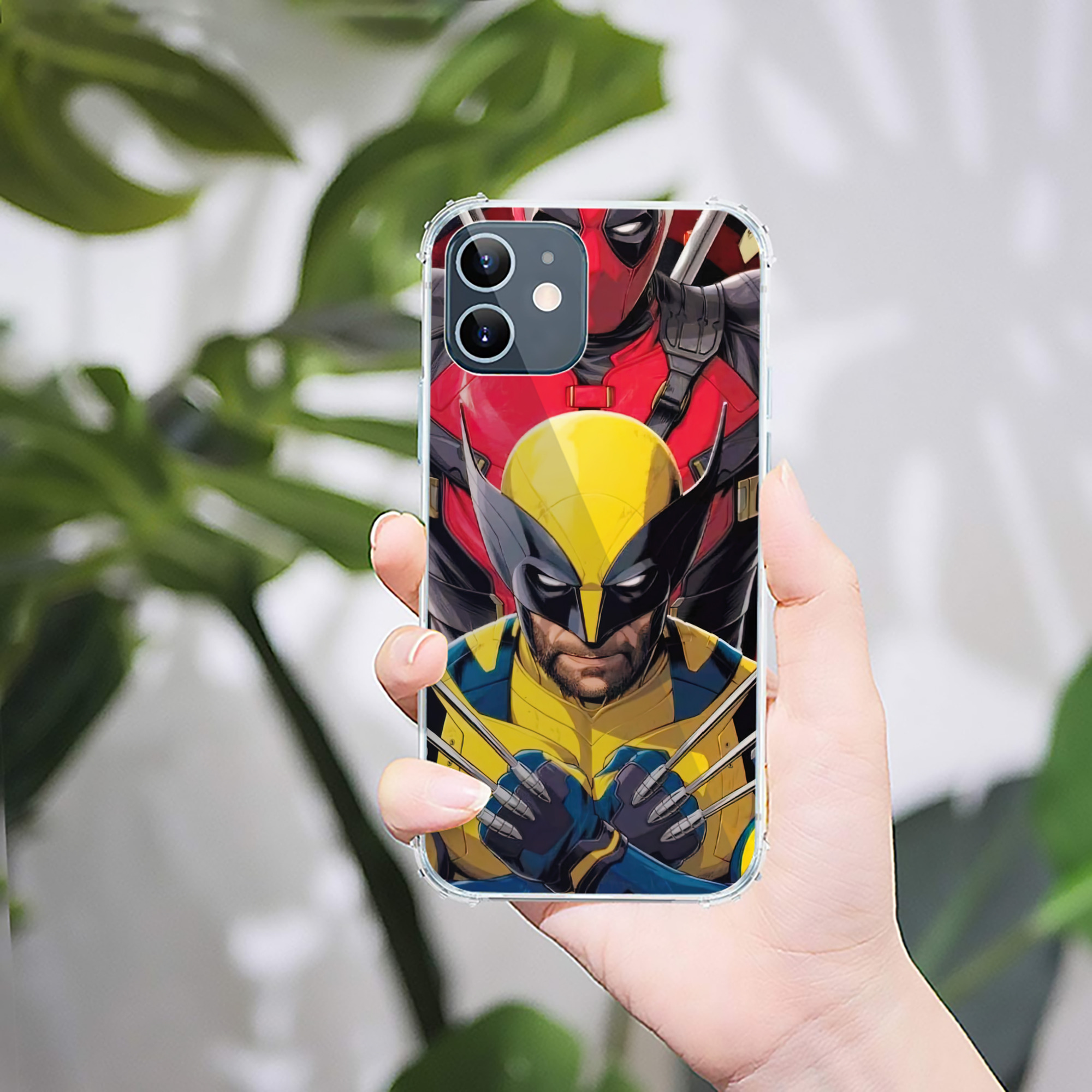 （画像用） Deadpool デッドプール 【iPhone 12シリーズ対応】透明スマホケース（クリアソフトケース）
